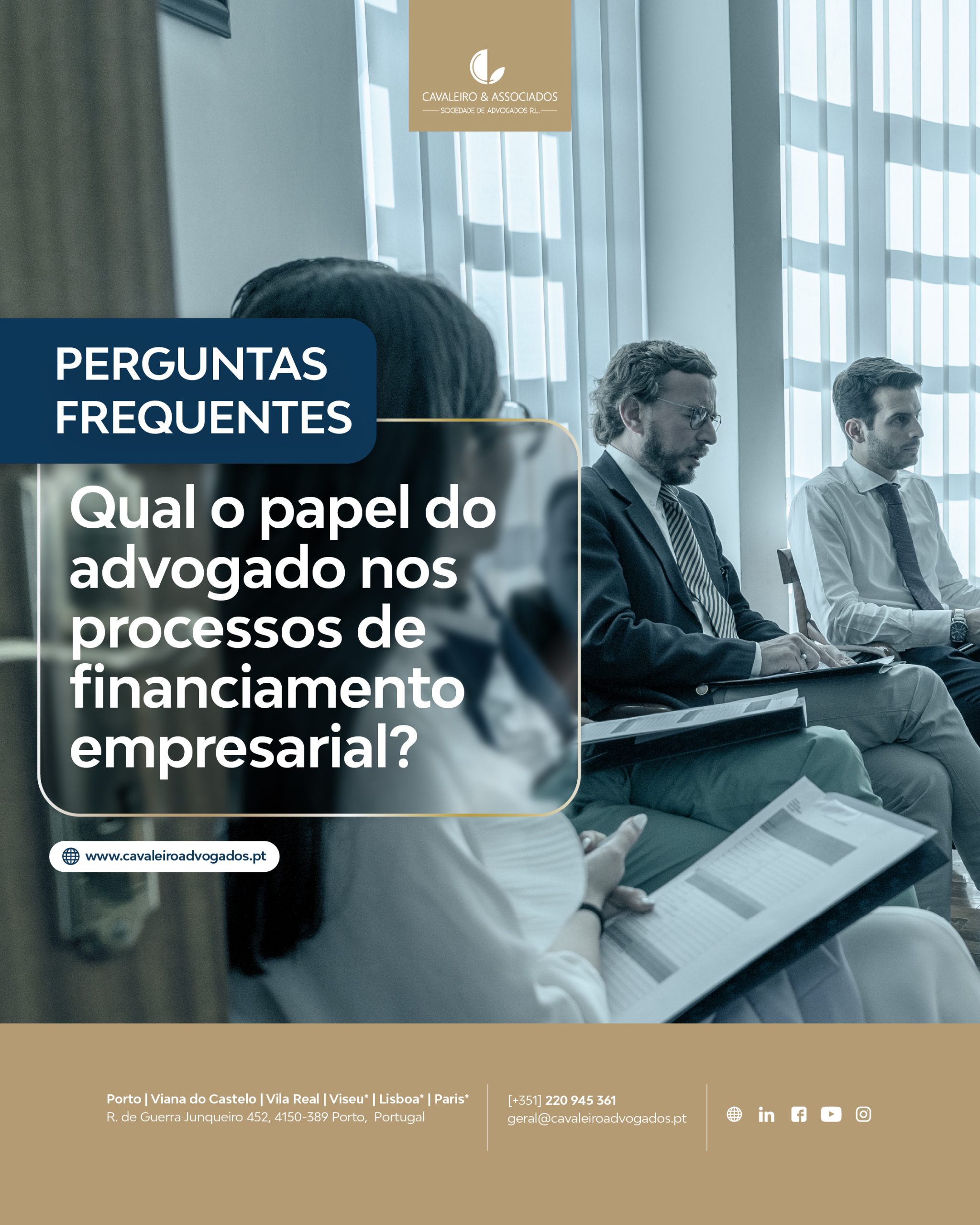 Advogado nos processos de financiamento empresarial