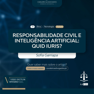 Responsabilidade Civil e Inteligência Artificial: QUID IURIS?
