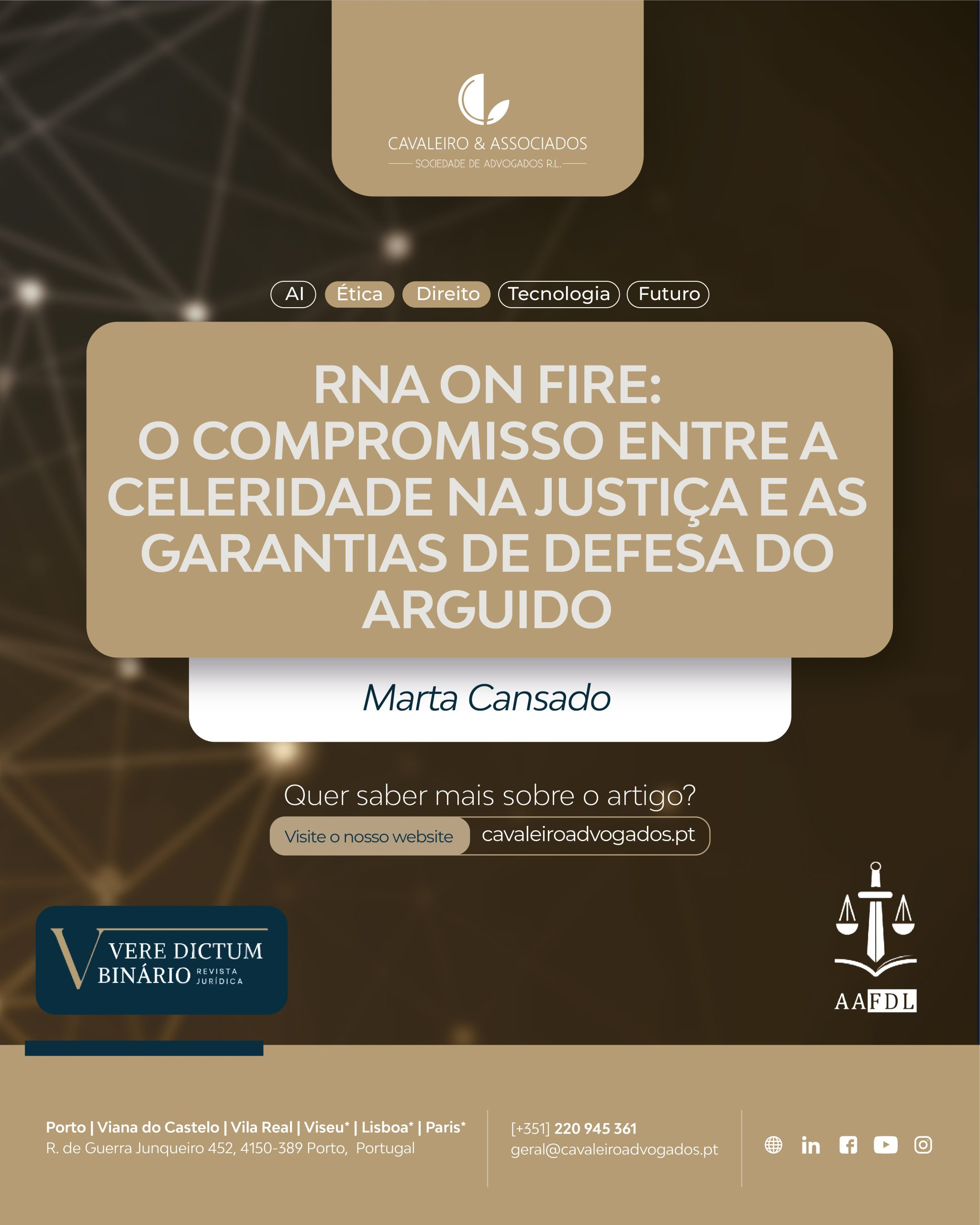 Inteligência Artificial e Processo Penal: entre a celeridade e o processo justo