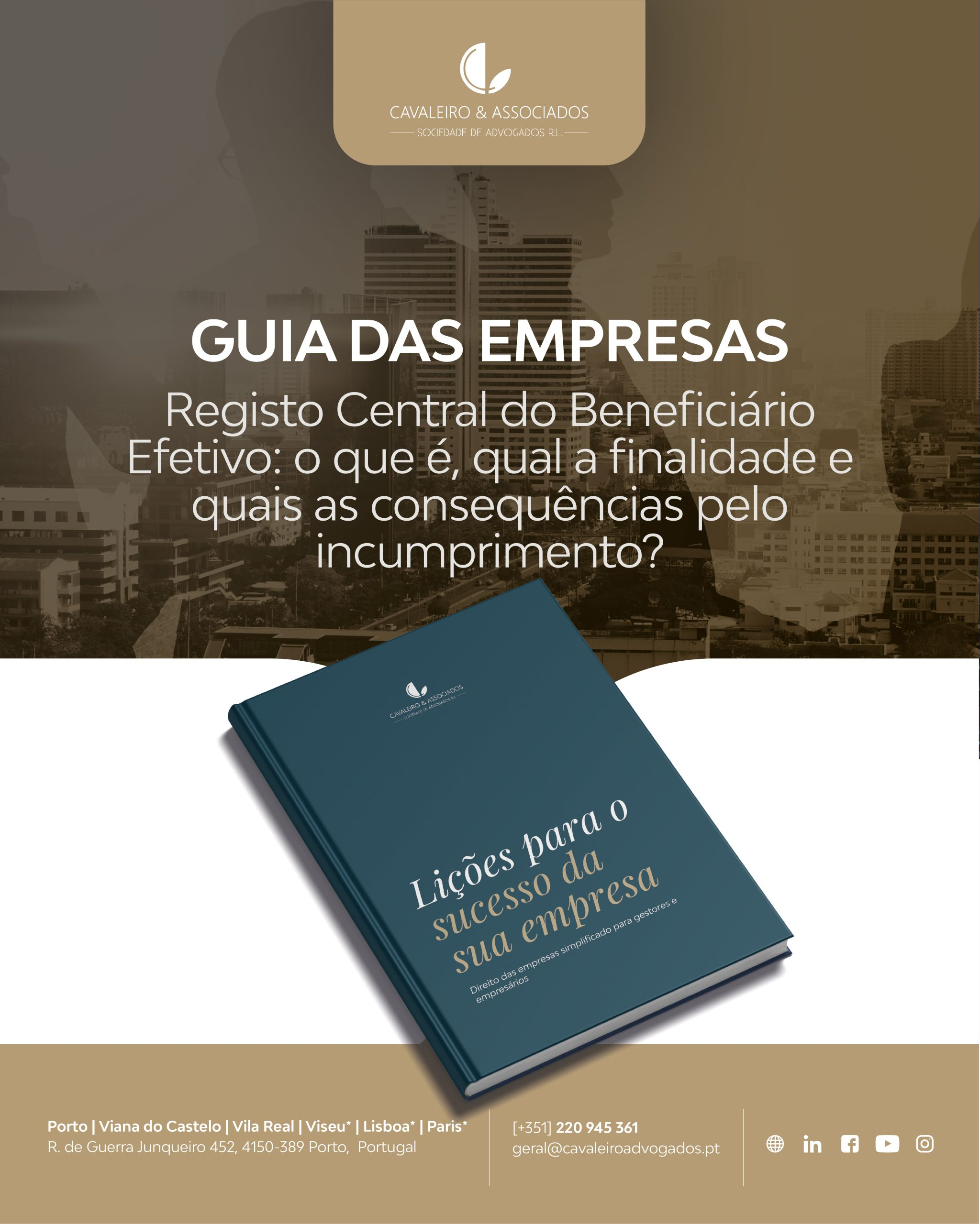 Guia das Empresas: Registo Central do Beneficiário Efetivo (RCBE): o que é, finalidade e consequências do incumprimento