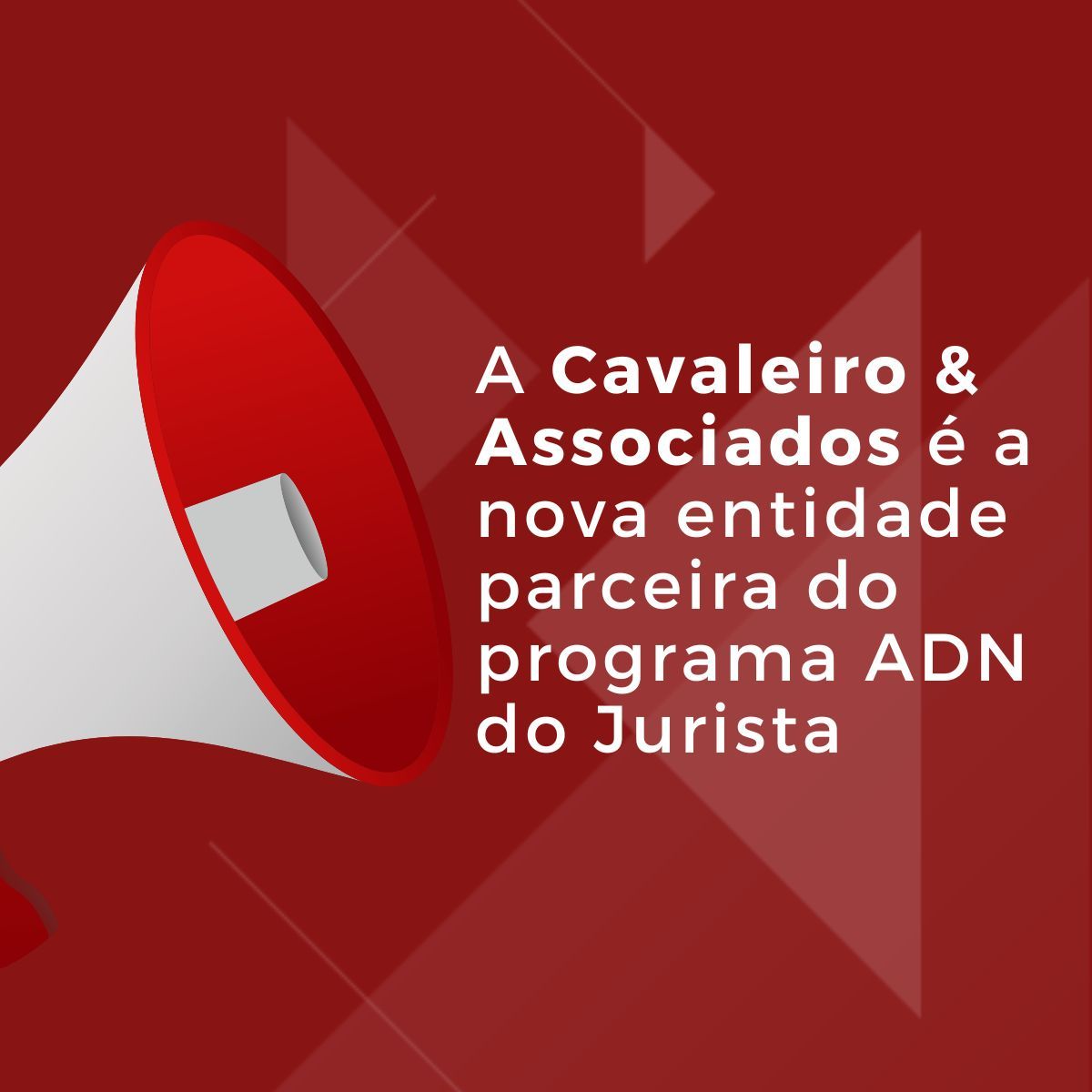 A Cavaleiro & Associados é a nova entidade parceira do programa ADN – Clipping ADN do Jurista