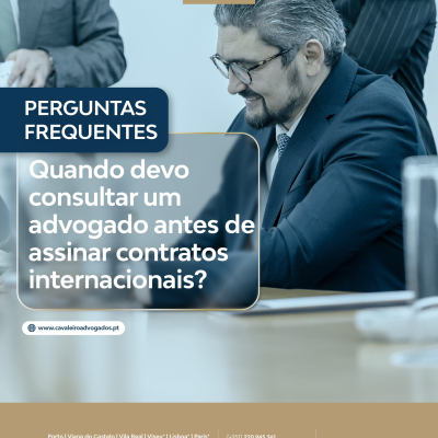 Quando devo consultar um advogado antes de assinar contratos internacionais? FAQS