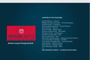 Iberian Lawyer Energy Awards 2023 | LAWYER OF THE YEAR M&A