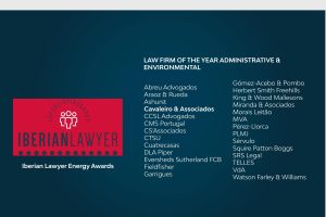 Iberian Lawyer Energy Awards 2023 | LAW FIRM OF THE YEAR ADMINISTRATIVE & ENVIRONMENTAL