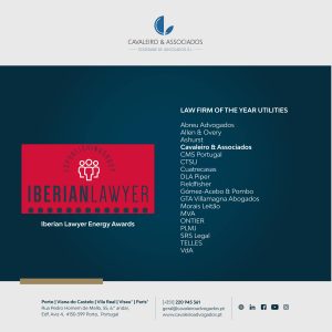 Iberian Lawyer Energy Awards 2023 | LAW FIRM OF THE YEAR UTILITIES