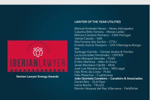 Iberian Lawyer Energy Awards 2023 | LAWYER OF THE YEAR UTILITIES