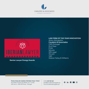 Iberian Lawyer Energy Awards 2023 | LAW FIRM OF THE YEAR INNOVATION