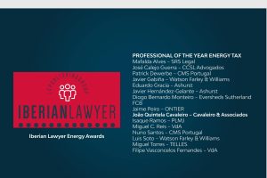 Iberian Lawyer Energy Awards 2023 | PROFESSIONAL OF THE YEAR ENERGY TAX