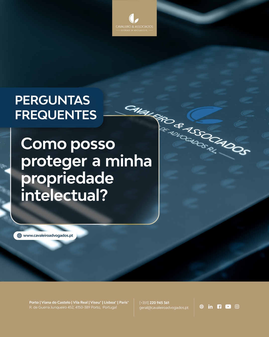Proteger a minha propriedade intelectual