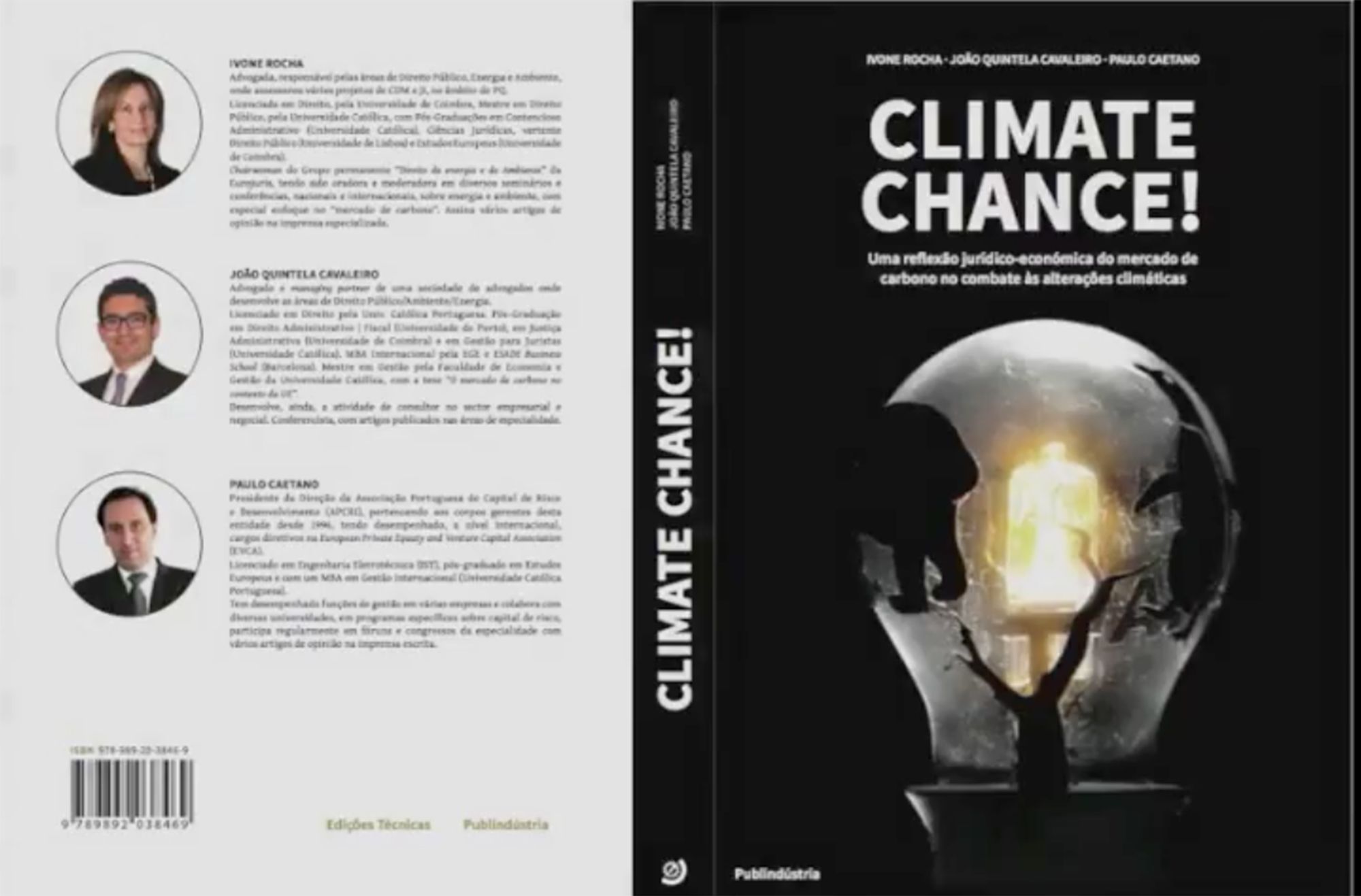 Eng. Carlos Pimenta na apresentação do livro Climate Chance