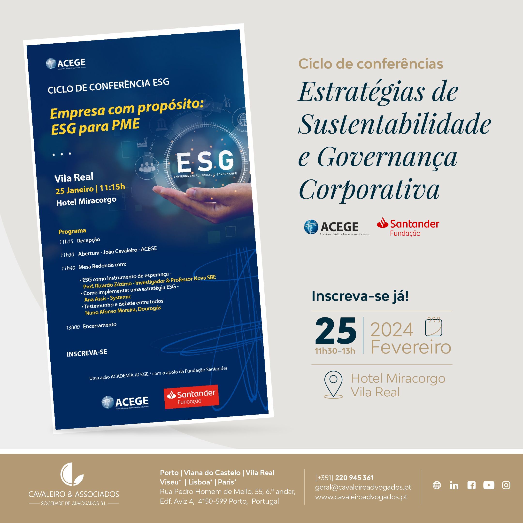 Ciclo de Conferências ESG