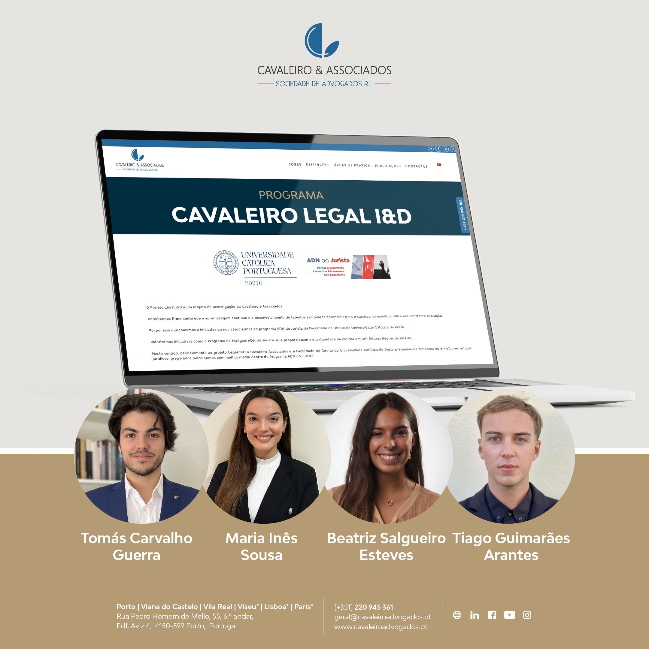 Cavaleiro & Associados lança o Programa Legal I&D