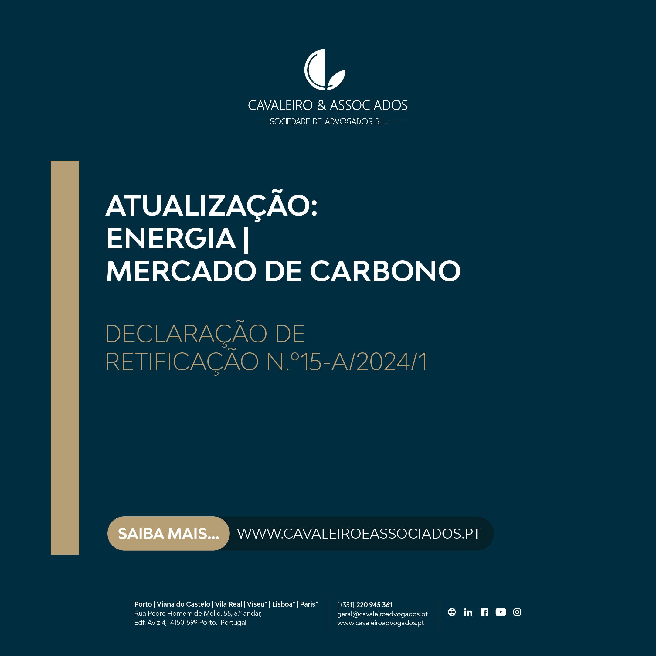 Atualização: Energia | Mercado de Carbono