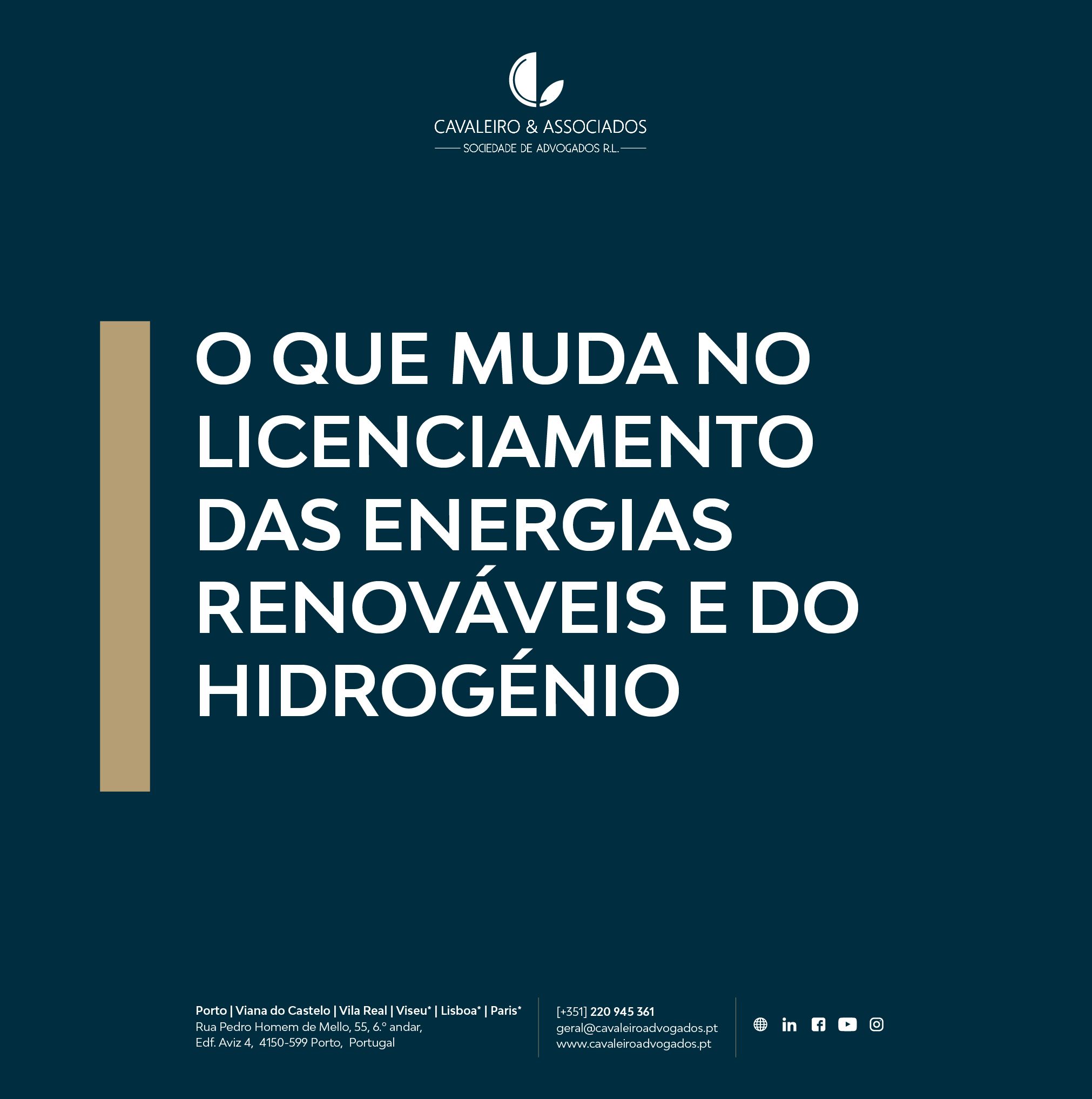 O QUE MUDA NO LICENCIAMENTO DAS ENERGIAS RENOVÁVEIS E DO HIDROGÉNIO