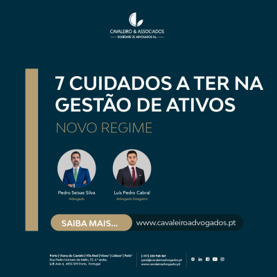 Os 7 cuidados a ter no Regime de gestão de ativos