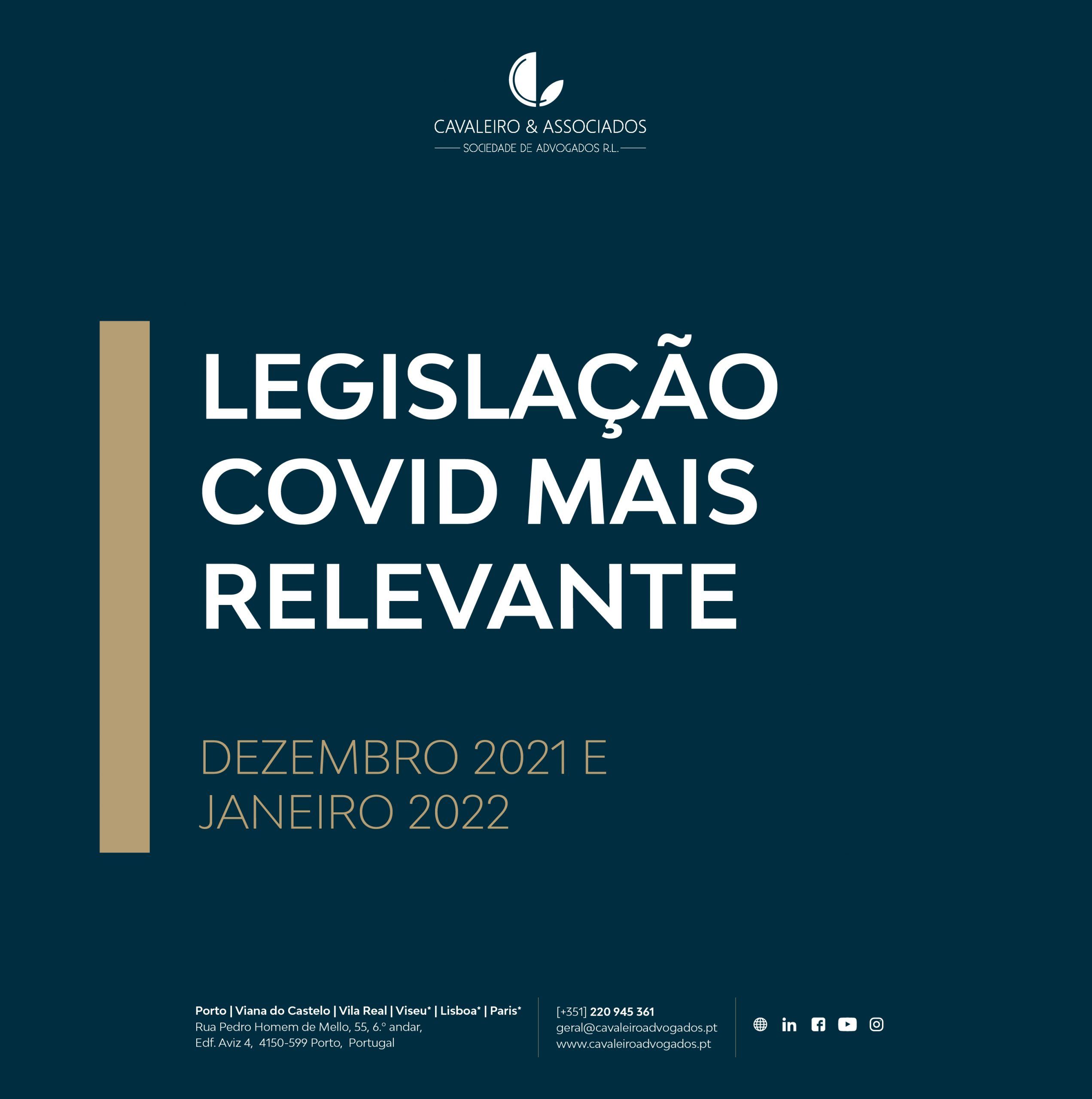 LEGISLAÇÃO COVID MAIS RELEVANTE